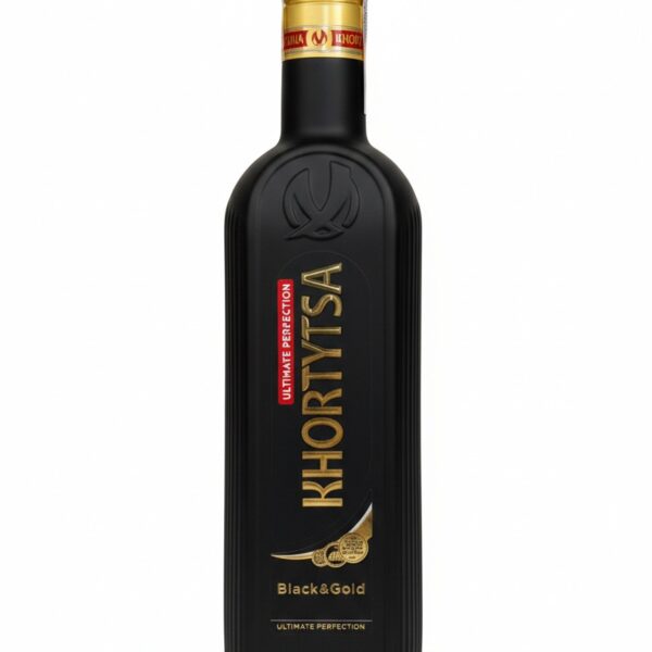 Vodka Khortytsa „Black & Gold“, 40 %,  0,5 L
