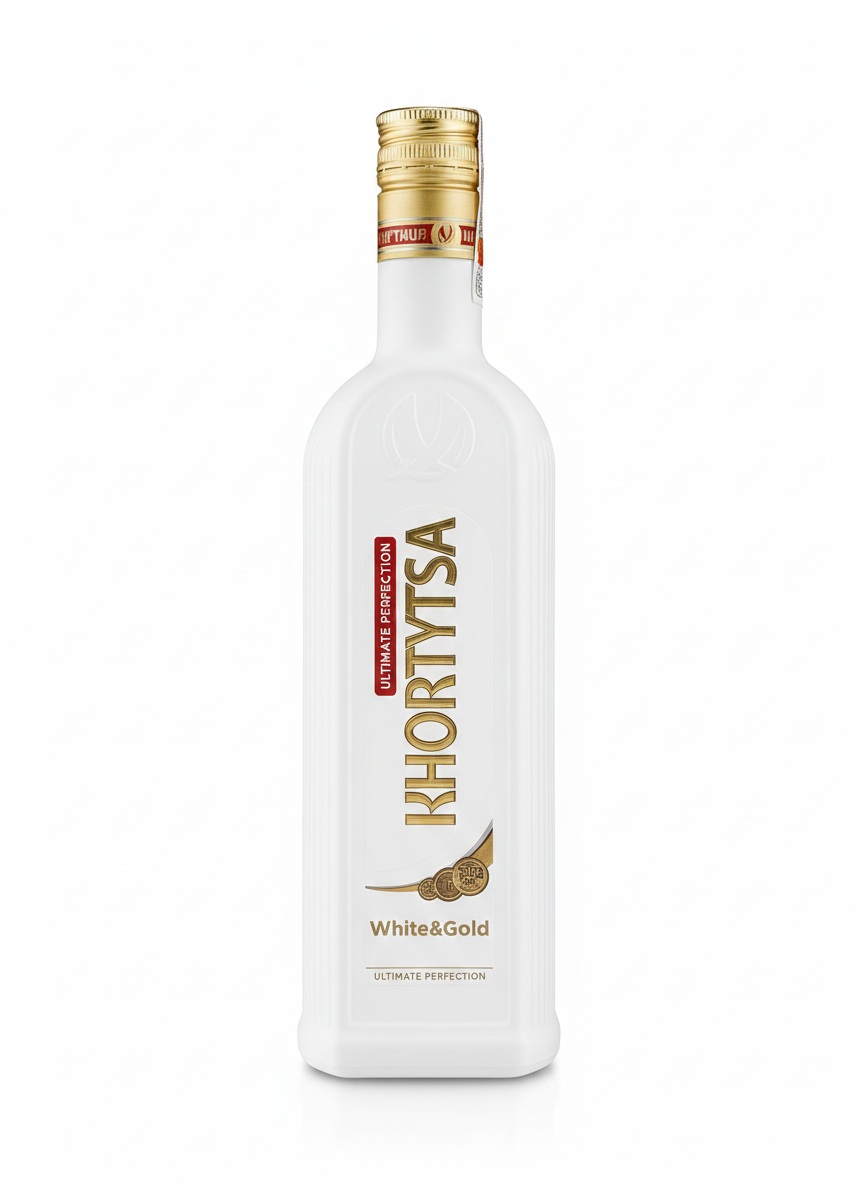 158 Vodka Khortytsa „White & Gold“, 40 %, 0,5 L - Obrázek 1
