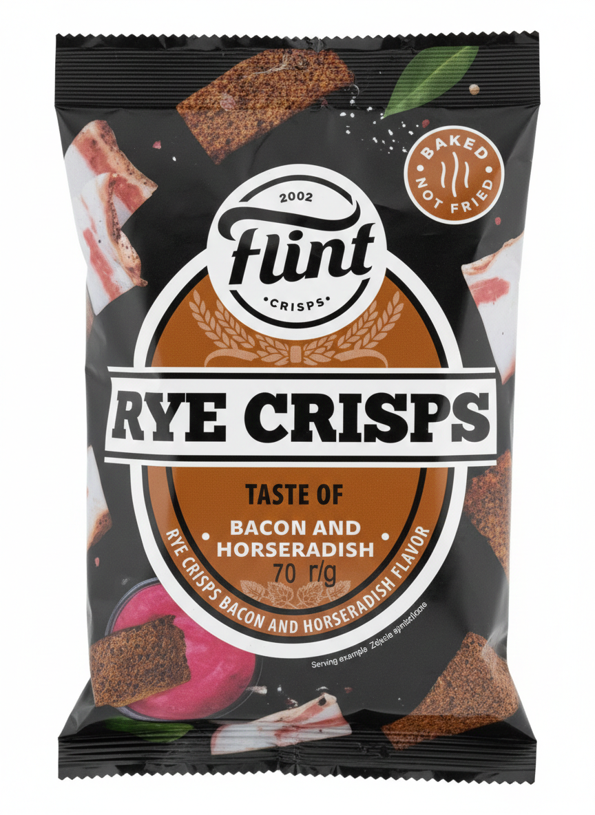 1770553634604 Žitné krutony „Flint Grenki“ s příchutí slaniny s křenem, 70g - Obrázek 1