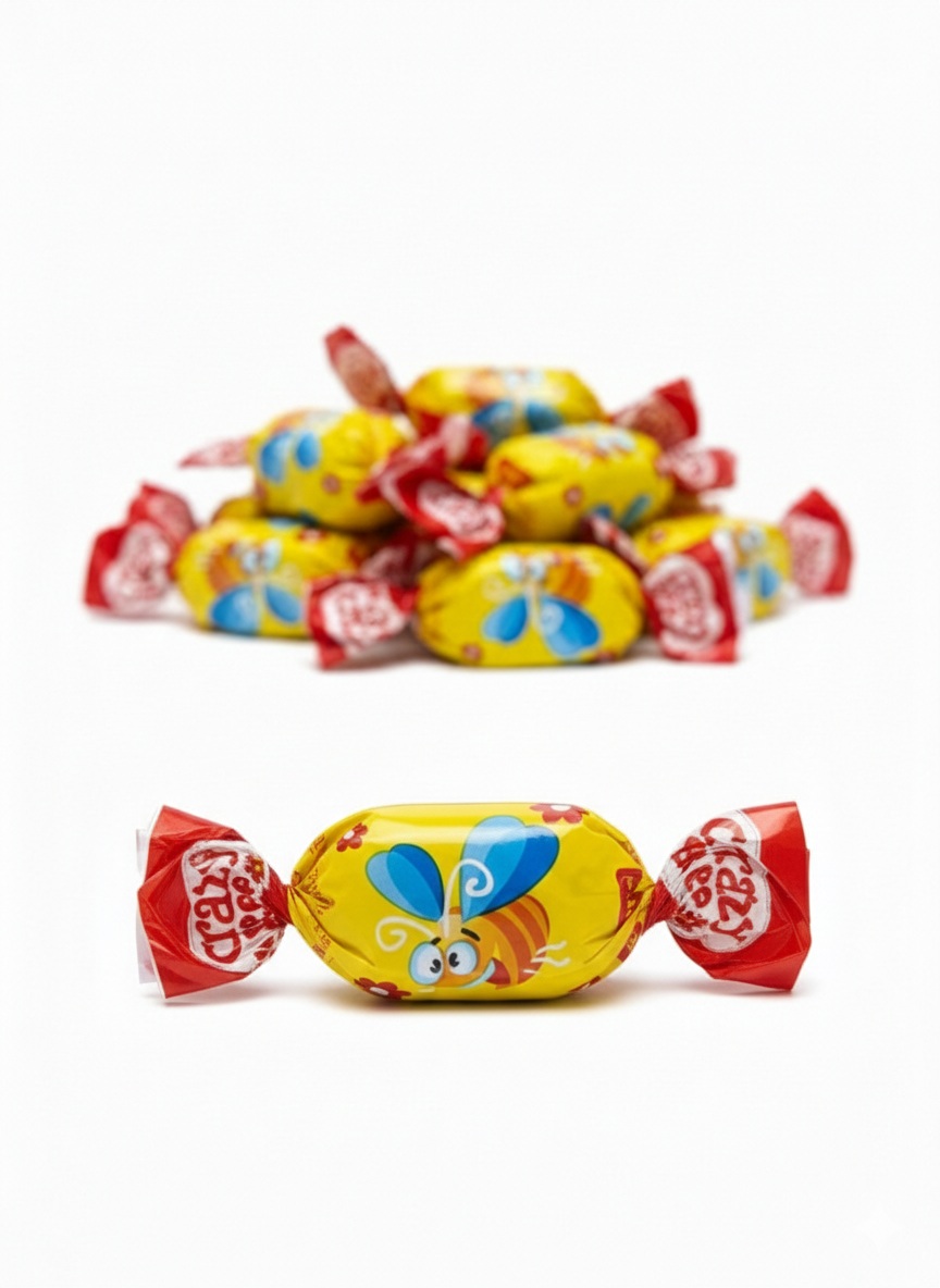 bdžilka Roshen bonbóny Crazy Bee Fruity, 1kg - Obrázek 1
