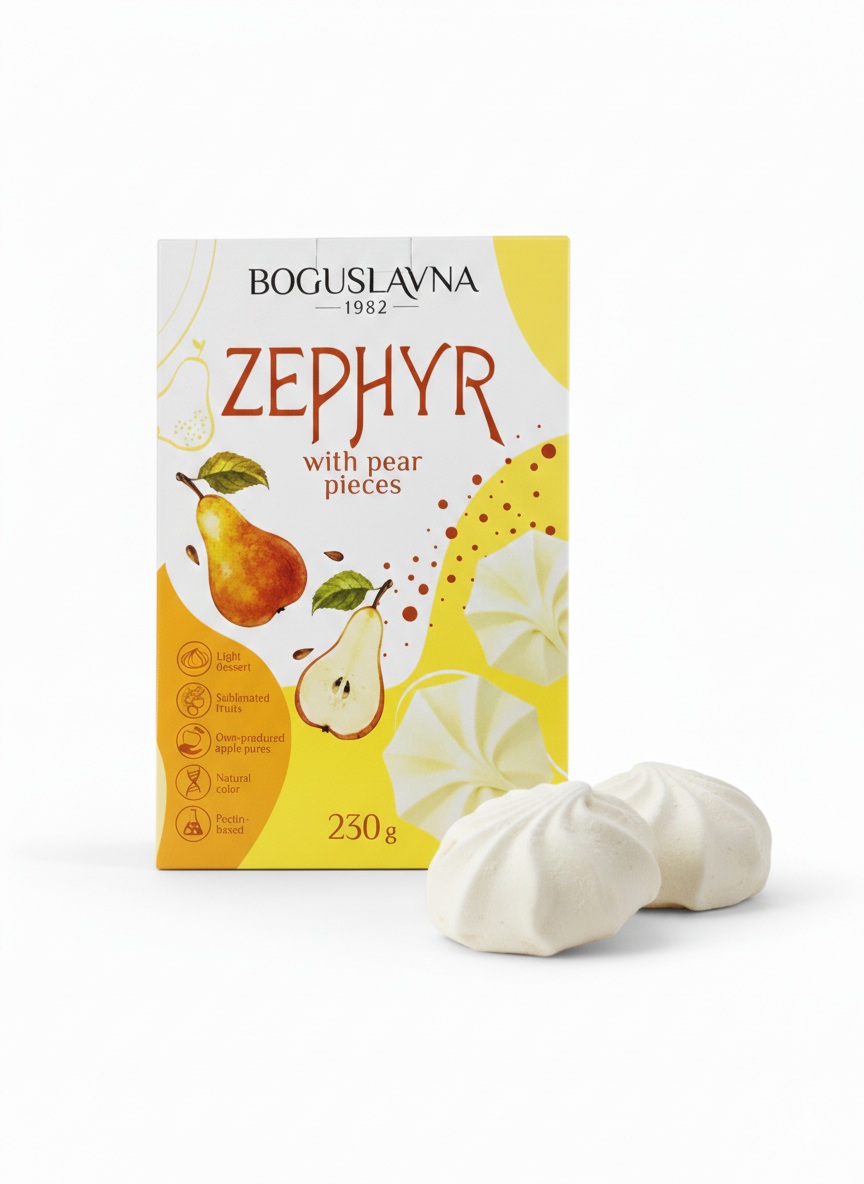 boguslavna grusha Zefír s kousky hrušek „Boguslavna“ 230 g - Obrázek 1