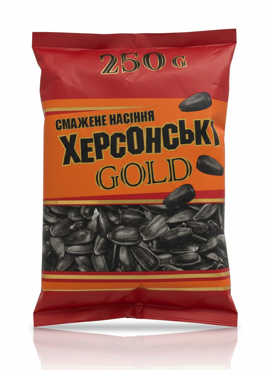 chersonski Slunečnicová semínka pražená Chersonské GOLD 250g - Obrázek 1