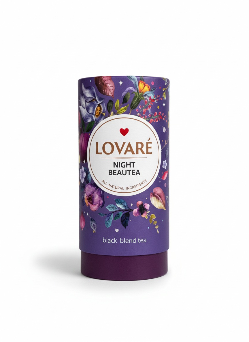 lovare night beautea Černý čaj „Night Beautea“ Lovaré, 80 g - Obrázek 1