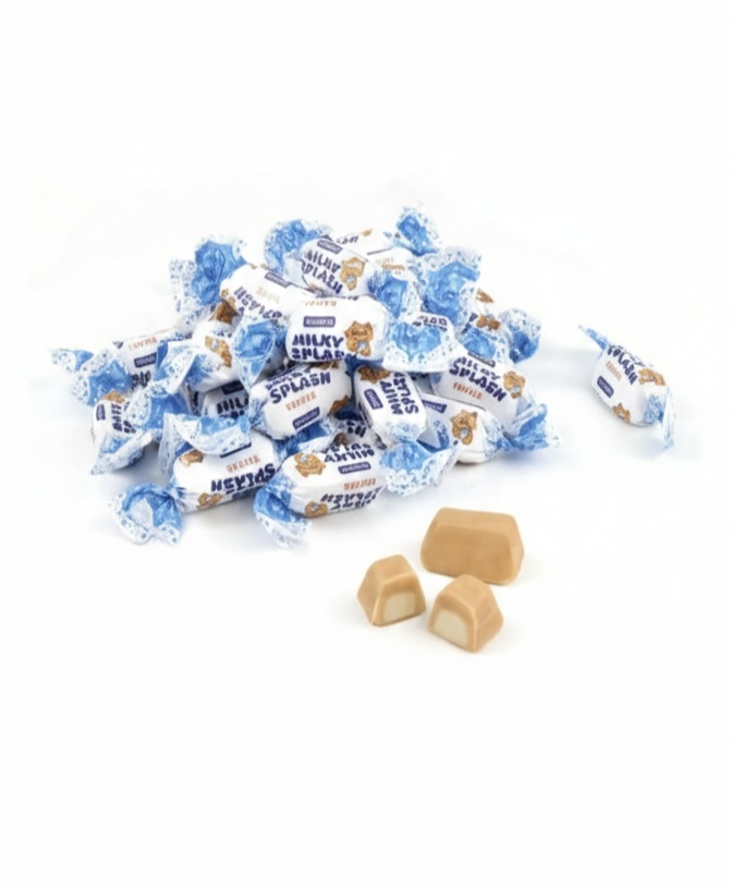 milky splash Bonbóny Milky Splash TOFFEE, 1kg - Obrázek 1