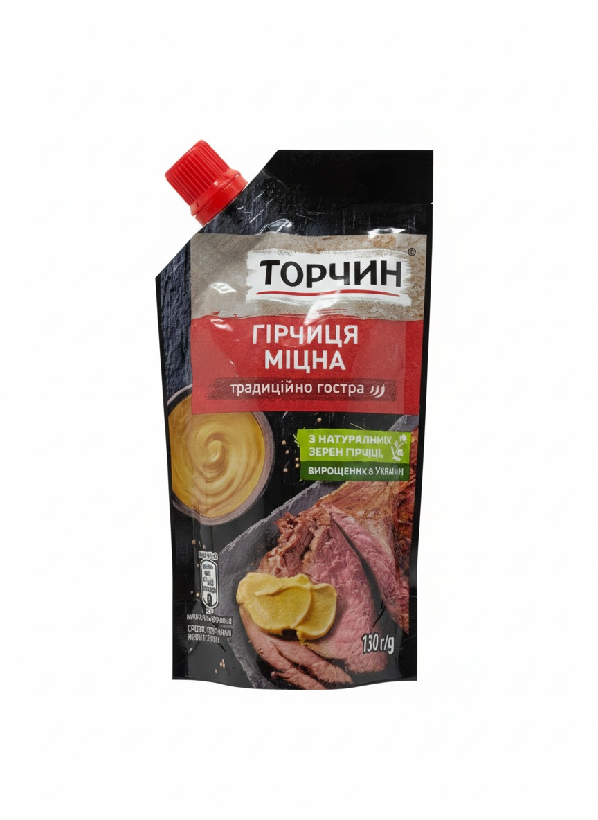 torčín gorčica micna Hořčice „Silná“, Torčyn, 130g - Obrázek 1