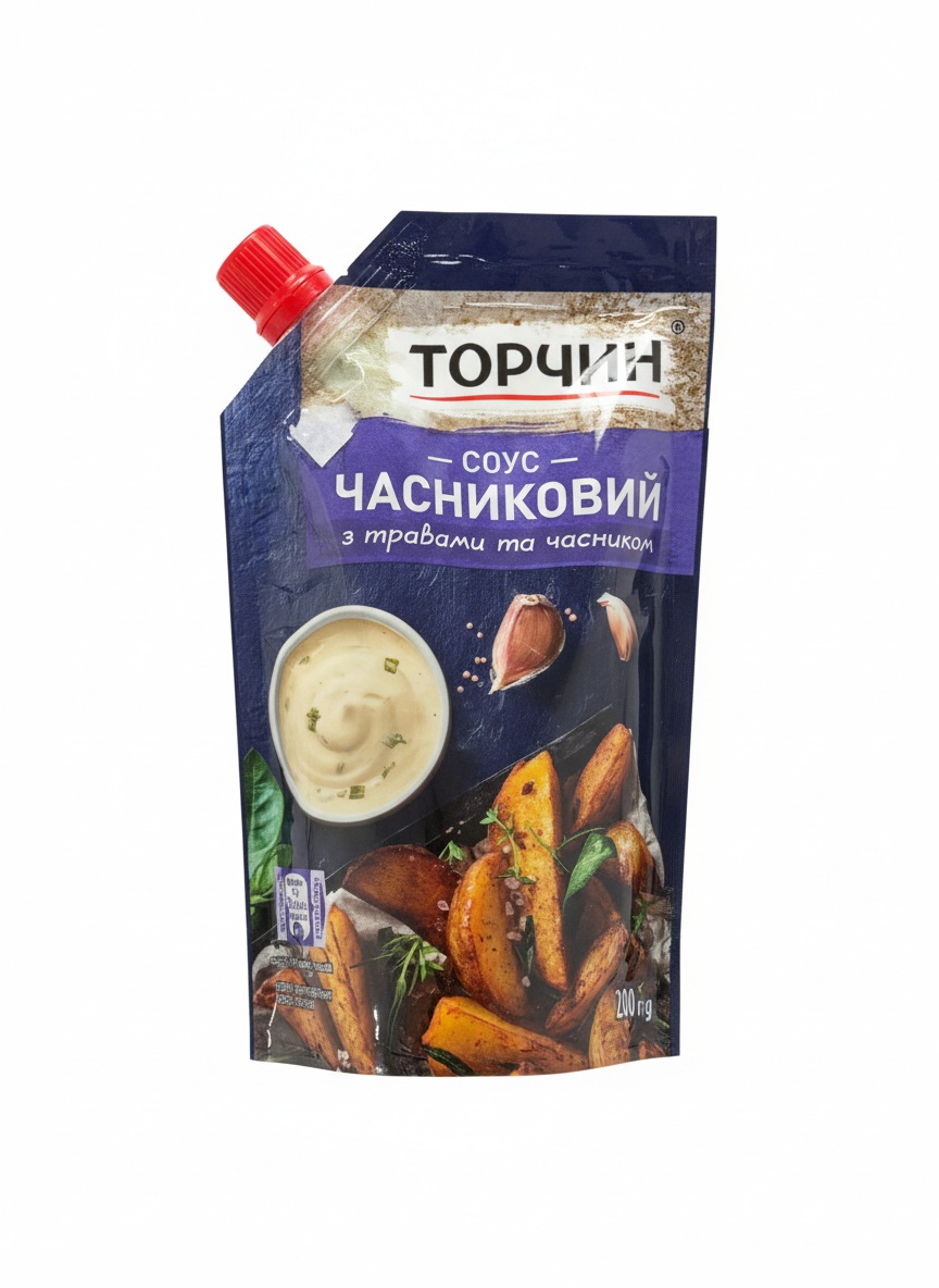 torčin sous časnikový Česneková omáčka Torčyn, 200g - Obrázek 1