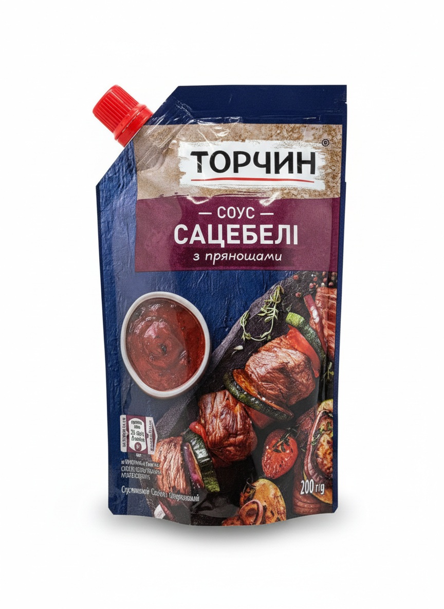 torčin sous sacebeli Rajčatová omáčka „Sacebeli“ Torčyn, 200g - Obrázek 1