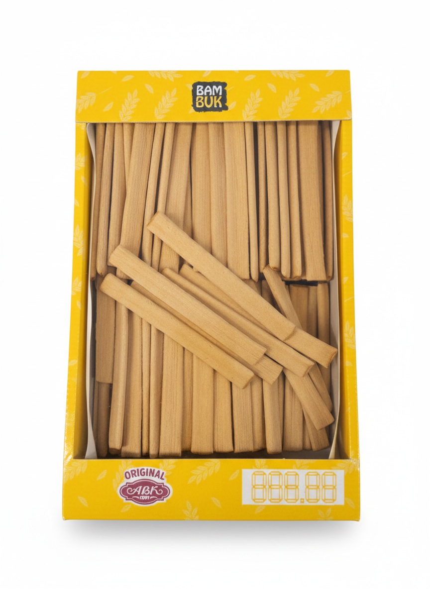 бам-бук кокос Tyčinky ABK „Bam-Buk“ (original) s kokosovou náplní, 1kg - Obrázek 1