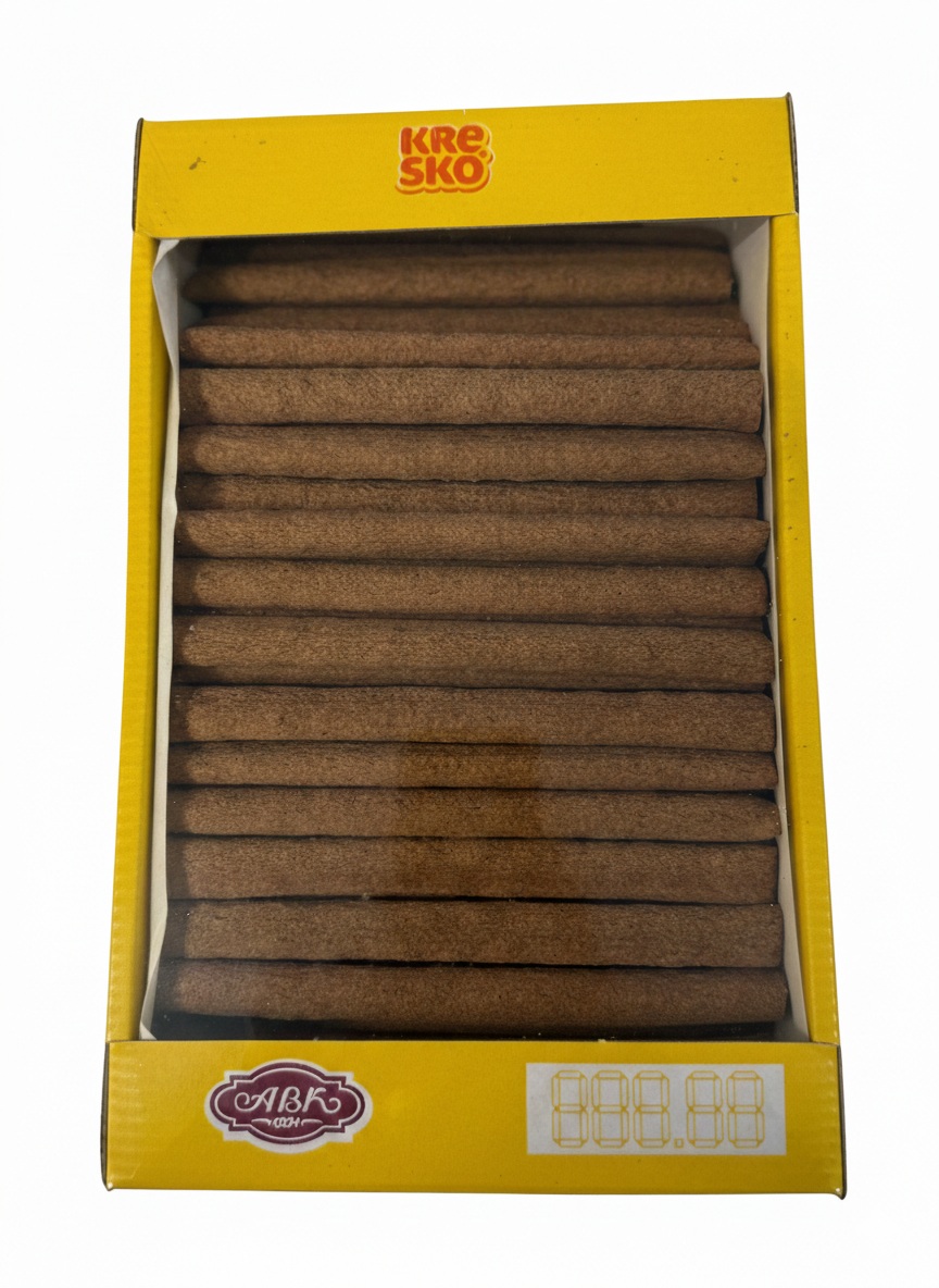 бам-бук шоколад Tyčinky ABK "Bam-Buk“ (kresko) s náplní s příchutí čokolády, 1kg - Obrázek 1