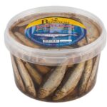 ŠPROTY JEMNĚ SOLENÉ S KOŘENÍM, 500 g