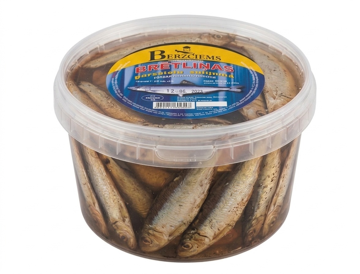 212 ŠPROTY JEMNĚ SOLENÉ S KOŘENÍM, 500 g - Obrázek 1