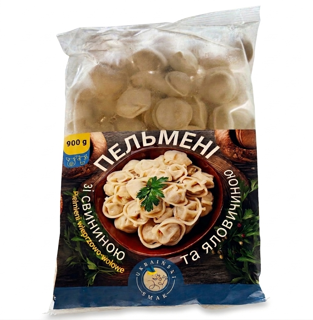 223 Pelmeně s vepřovým a hovězím masem, 900 g - Obrázek 1