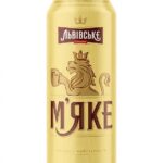 Lvivske Mjake – Světlé pasterizované pivo, 480 ml