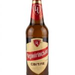 Černihivske Svitle – Světlé pasterizované pivo, 500 ml