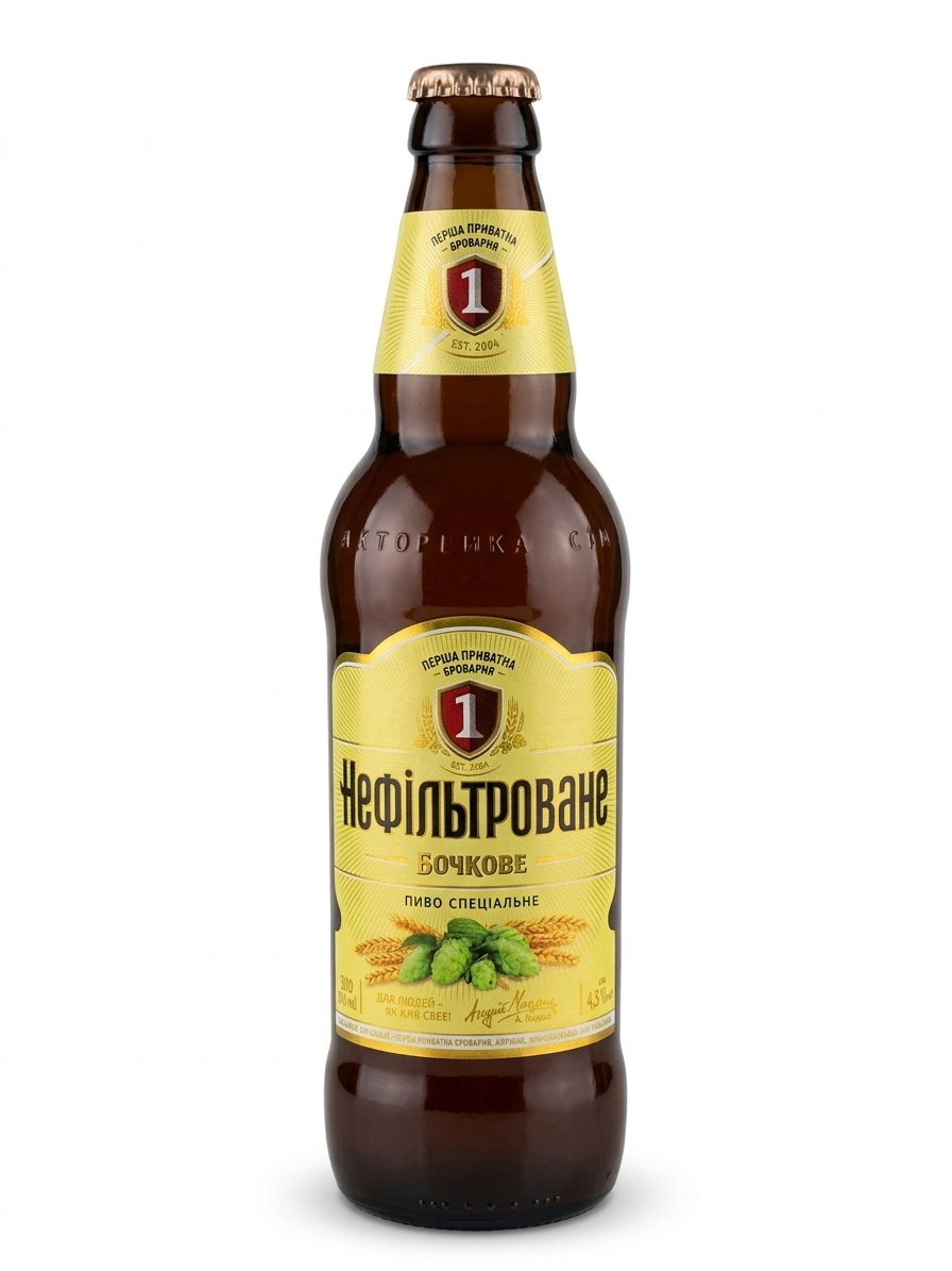 245 Světlé nefiltrované pivo, 500 ml - Obrázek 1