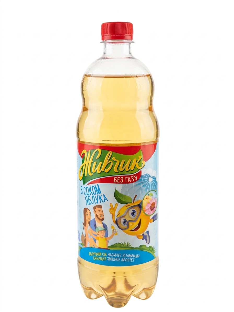 261 Limonáda Živčik s jablečnou šťávou, 1,0 L - Obrázek 1
