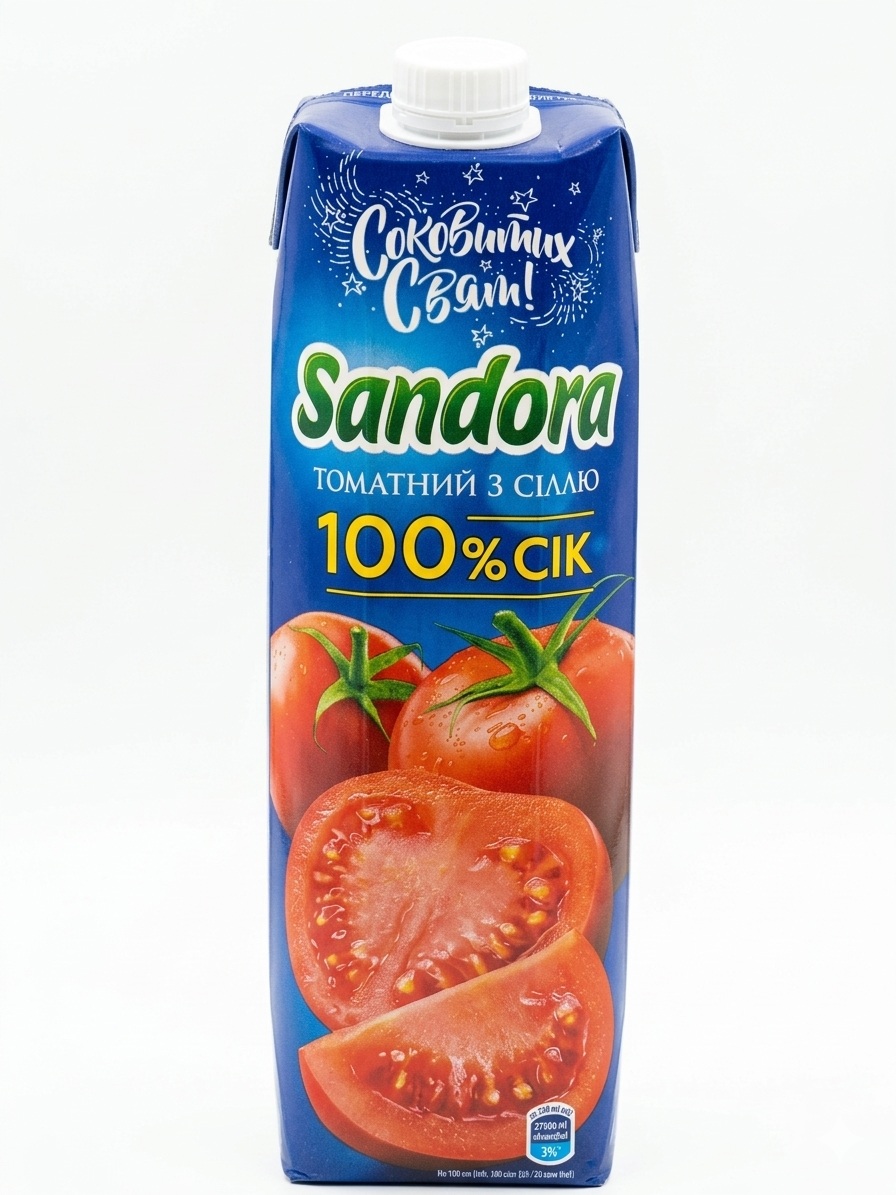 283 Sandora Rajčatová šťáva s dužinou 1,0 L - Obrázek 1