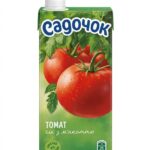 Sadochok  Rajčatový nektar s dužinou 0,95 L